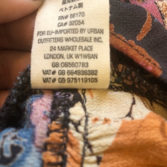 Free People Violet Hill Floral Printed Tunic Size 2 - Picture 9 of 10